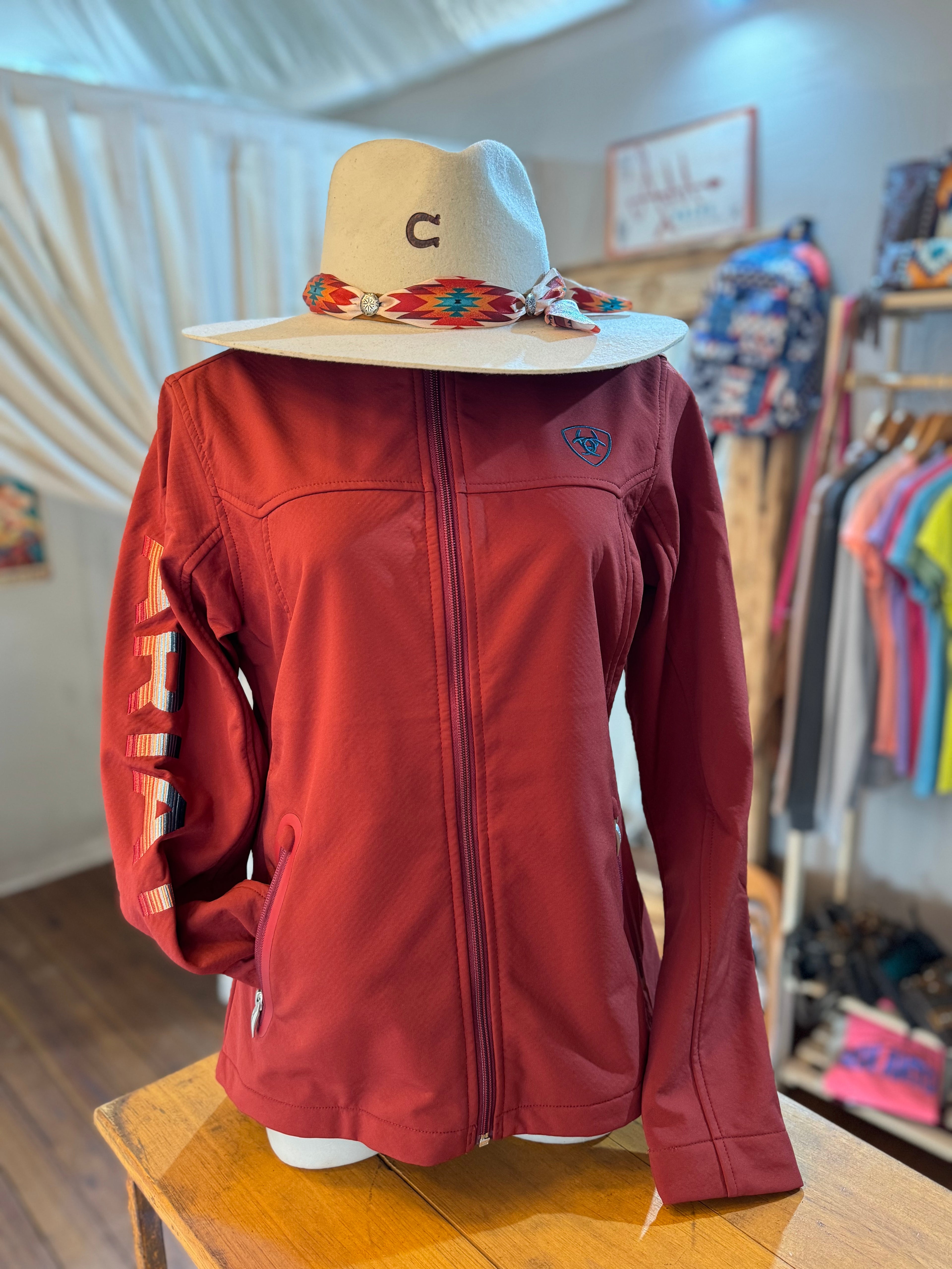 Jaqueta Ariat Vermelha