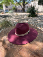 Chapéu Charlie 1 Horse Marsala