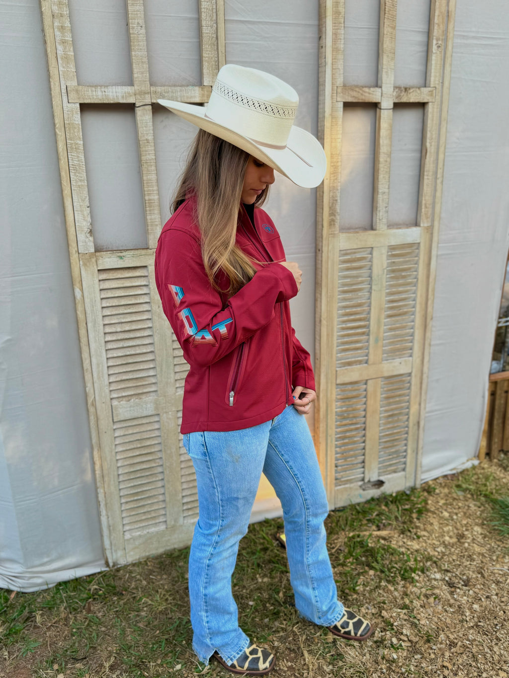 Jaqueta Ariat Vermelha