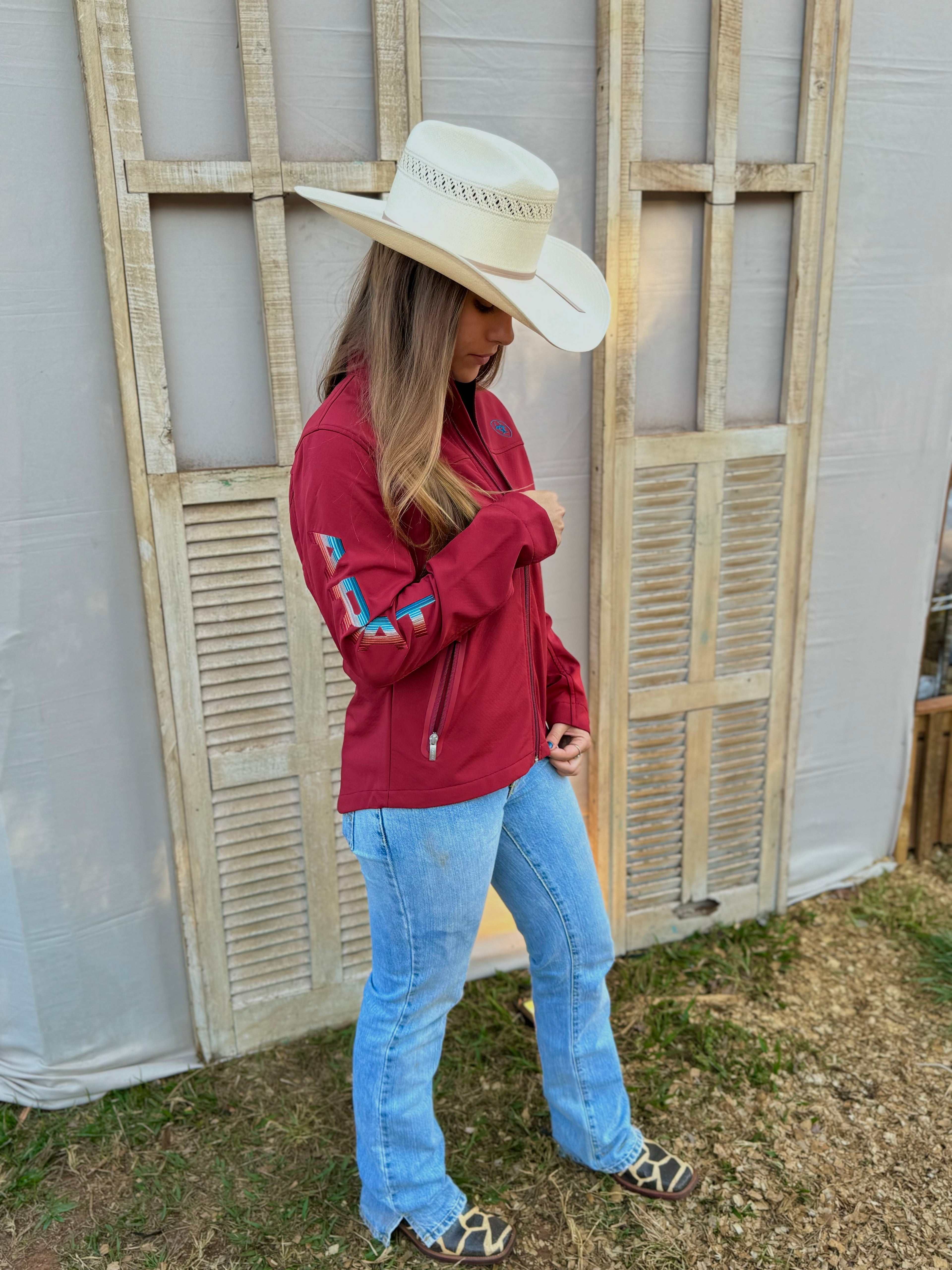 Jaqueta Ariat Vermelha