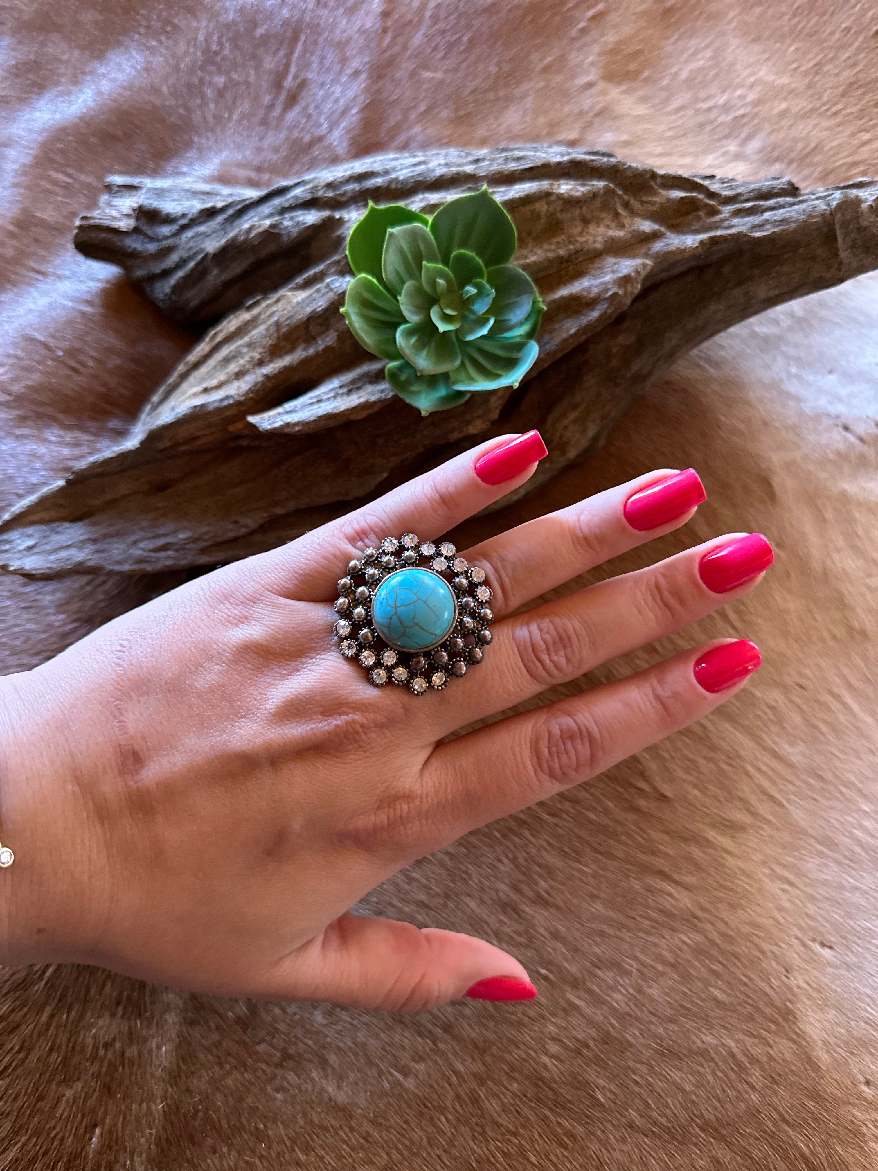 Anéis Turquesa